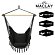 Черный гамак-кресло Maclay (100х130х100 см)