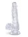 Прозрачный фаллоимитатор King Cock Clear 6 Cock with Balls - 17,8 см.