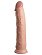 Телесный фаллоимитатор-реалистик King Cock Ellite Dual Density - 28 см.