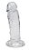 Прозрачный фаллоимитатор на присоске Majestic Jelly Dildo - 14,7 см.