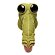 Фантазийный фаллоимитатор Swamp Monster Green Scaly Silicone Dildo - 23,9 см.