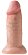 Телесный фаллоимитатор King Cock 10 Chubby - 25 см.