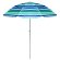 Пляжный зонт в полоску Maclay «Модерн» с серебристым покрытием
