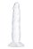 Прозрачный фаллоимитатор-реалистик Crystal - 19 см.