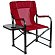 Красное туристическое кресло Maclay со столиком (63х47х94 см)