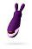 Фиолетовый стимулятор эрогенных зон Eromantica BUNNY - 12,5 см.
